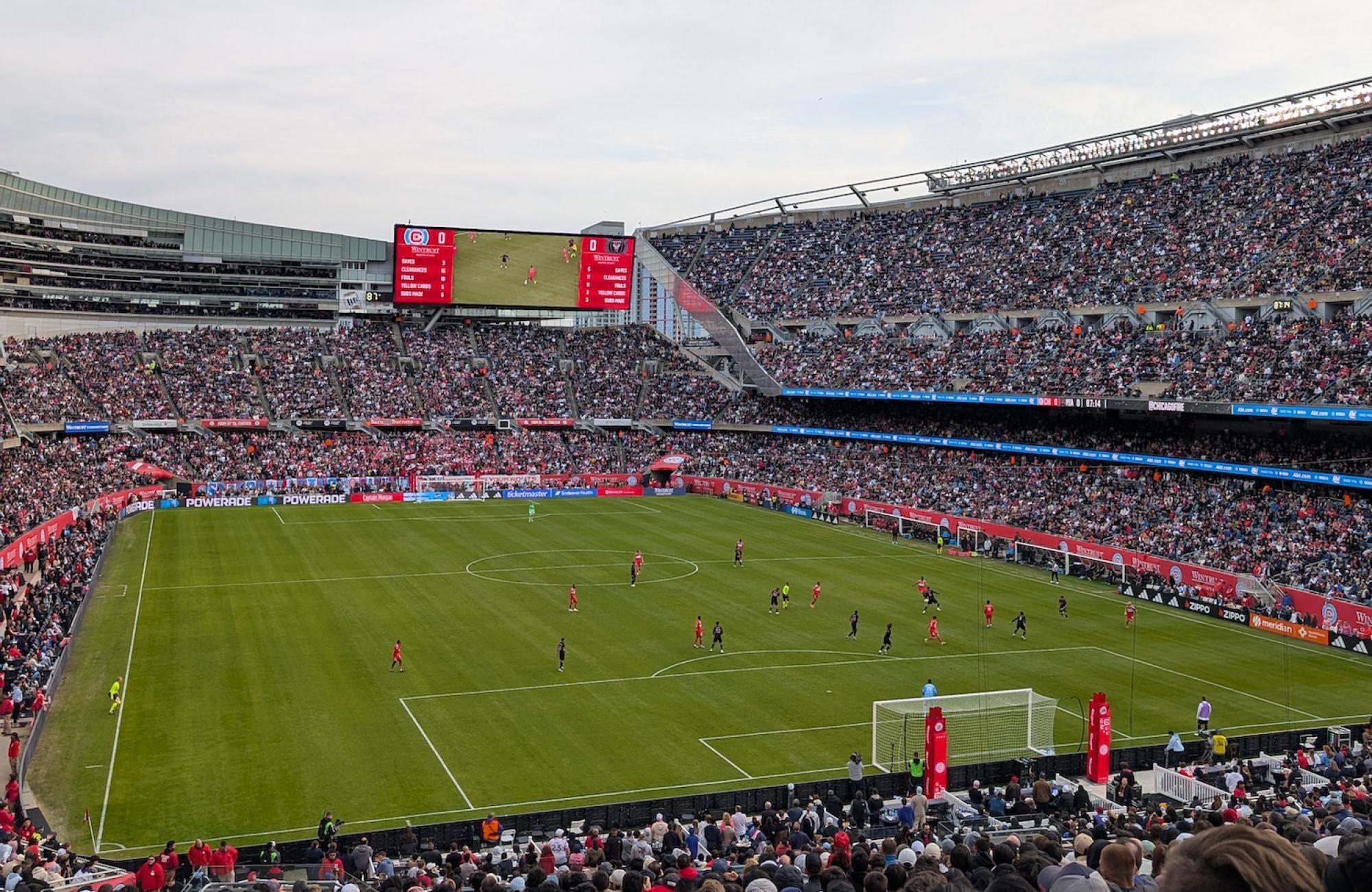 Chicago Fire FC VS 45000 Messi Fans